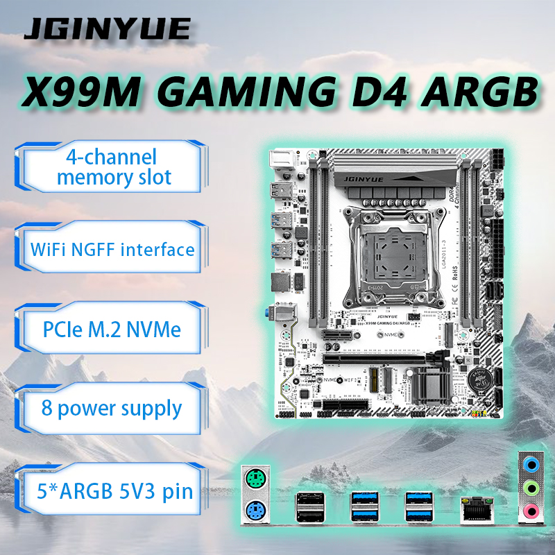 Server Memory Ddr4 - JGINYUE X99 Motherboard LGA2011-3 M-ATX For