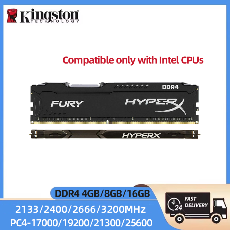 Ddr4 2400Mhz - HyperX Fury Memoria RAM DDR4 4GB