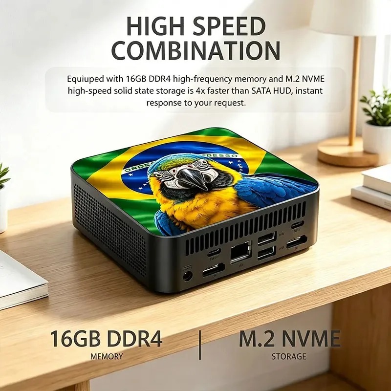 Mexico Brazil Flag Mini PC Int - Ddr3 Ram ulasan dan harga