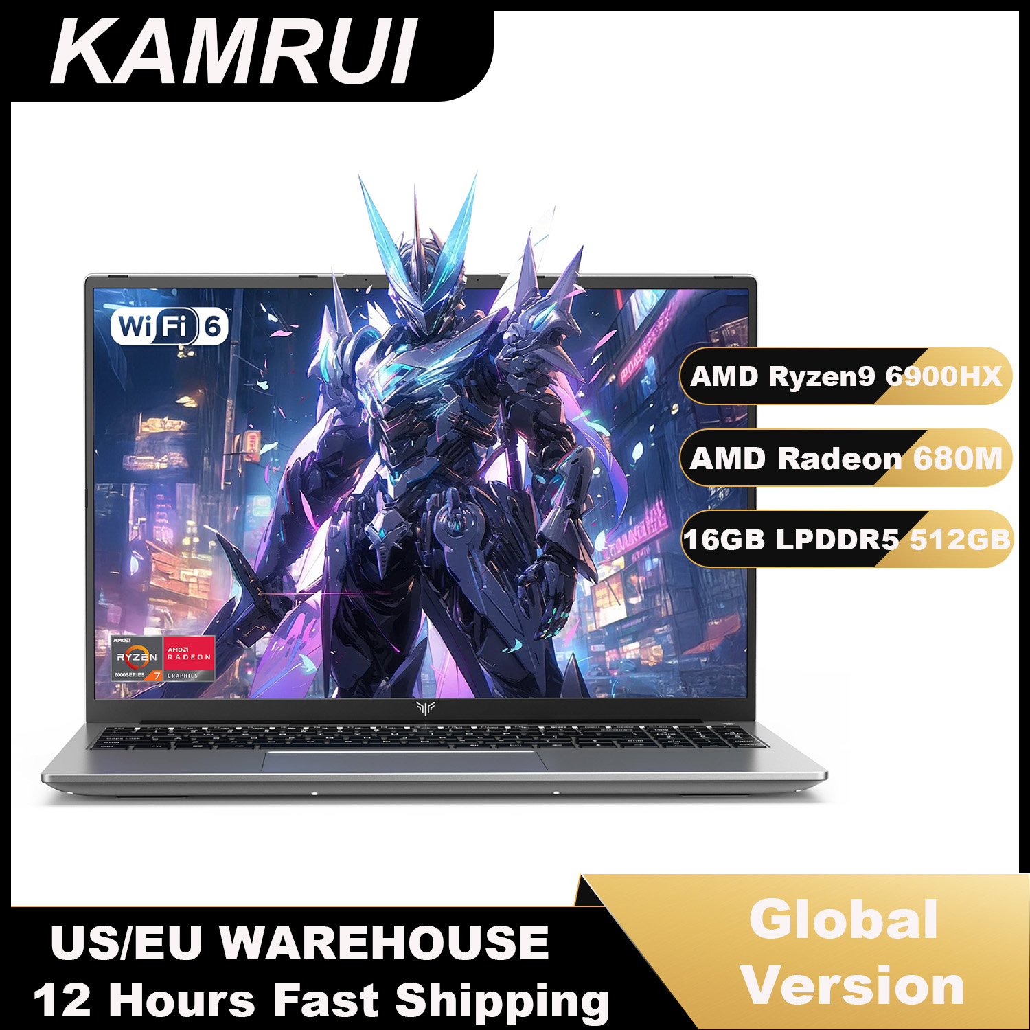 KAMRUI 16inch Laptop AMD Ryzen - Ddr4 2400Mhz ulasan dan harga