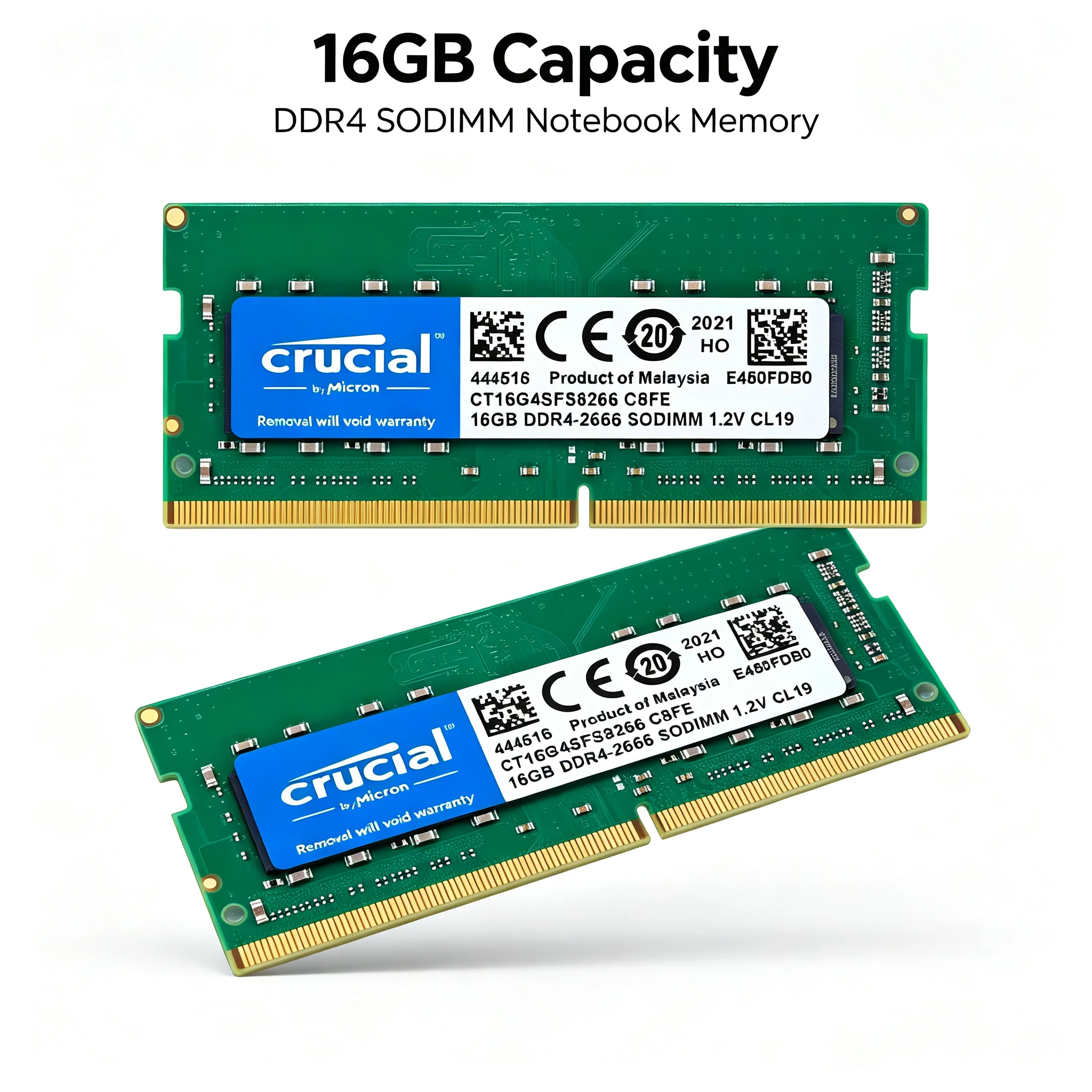Crucial  1PCS/2PCS DDR4 Laptop - Ddr4 3200Mhz ulasan dan harga