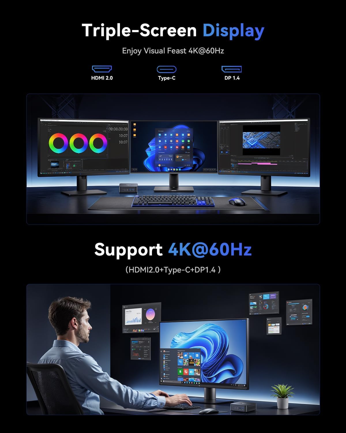 KAMRUI Mini PC Ryzen 5 3501U 8 - Ddr4 8Gb ulasan dan harga