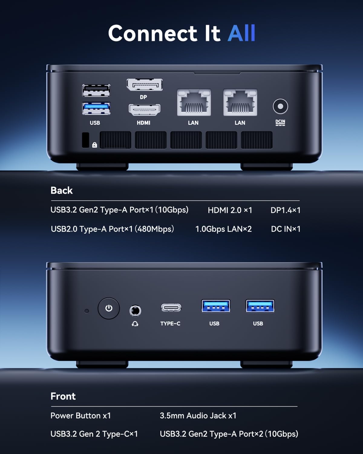 KAMRUI Mini PC Ryzen 5 3501U 8 - Ddr4 8Gb ulasan dan harga