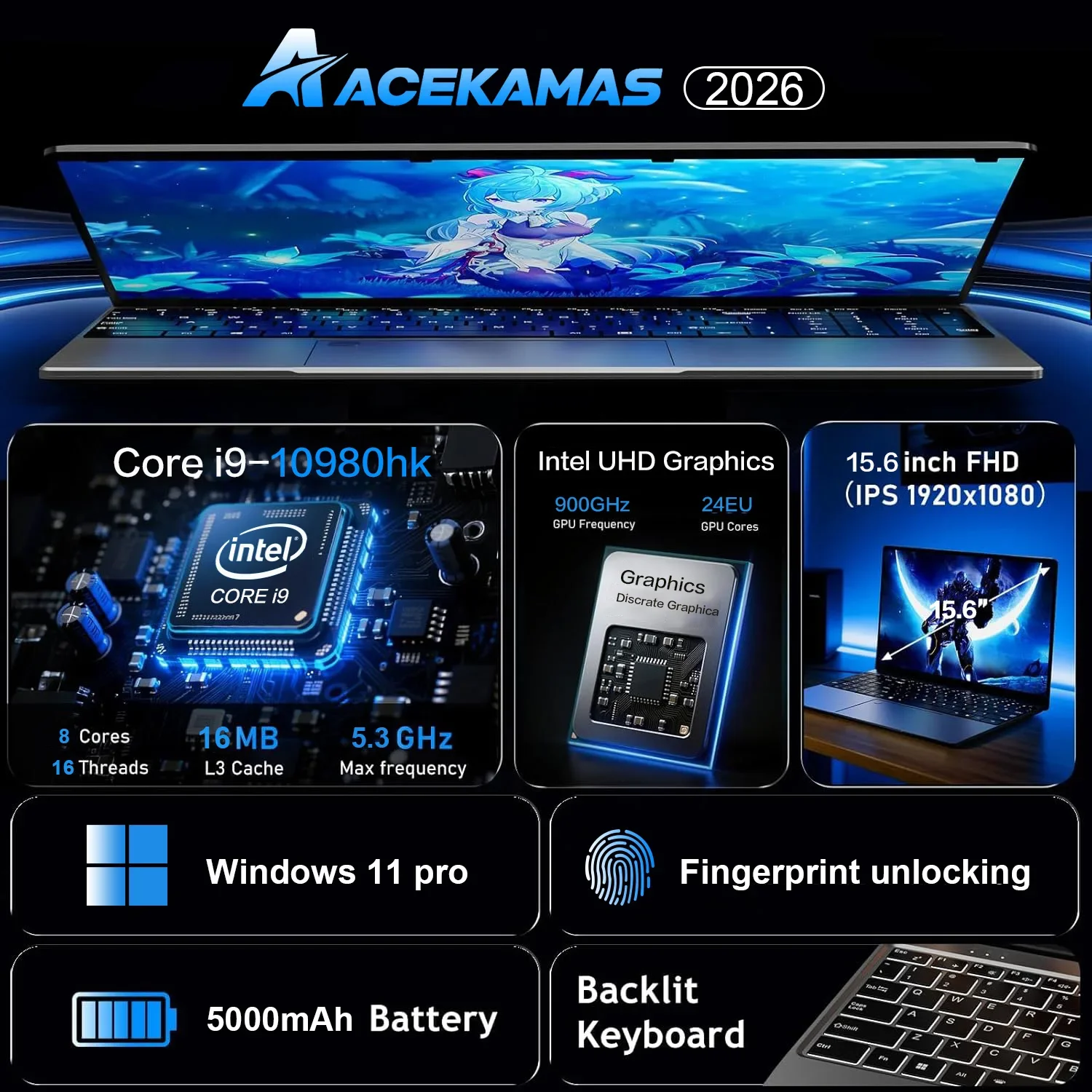 15.6inch Potrable Laptop Intel - Ddr4 Ram ulasan dan harga