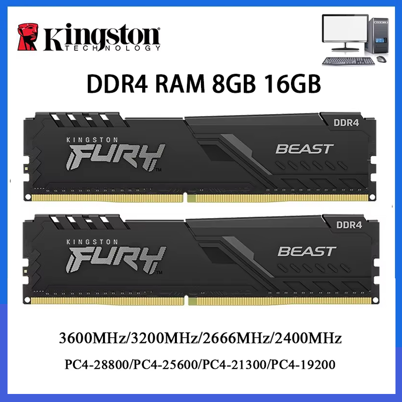 DDR4 Kingston BEAST RAM 3200MH - Ddr4 2400Mhz ulasan dan harga