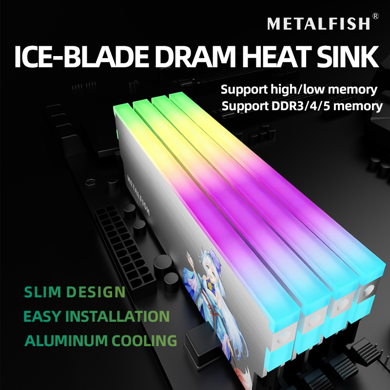 METALFISH DRAM Heatsink 5V-3PI - Ddr4 8Gb ulasan dan harga