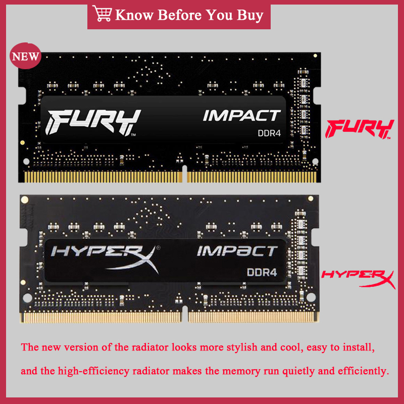 DDR4 FURY Impact RAM 16GB 8GB  - Sodimm Ddr4 ulasan dan harga
