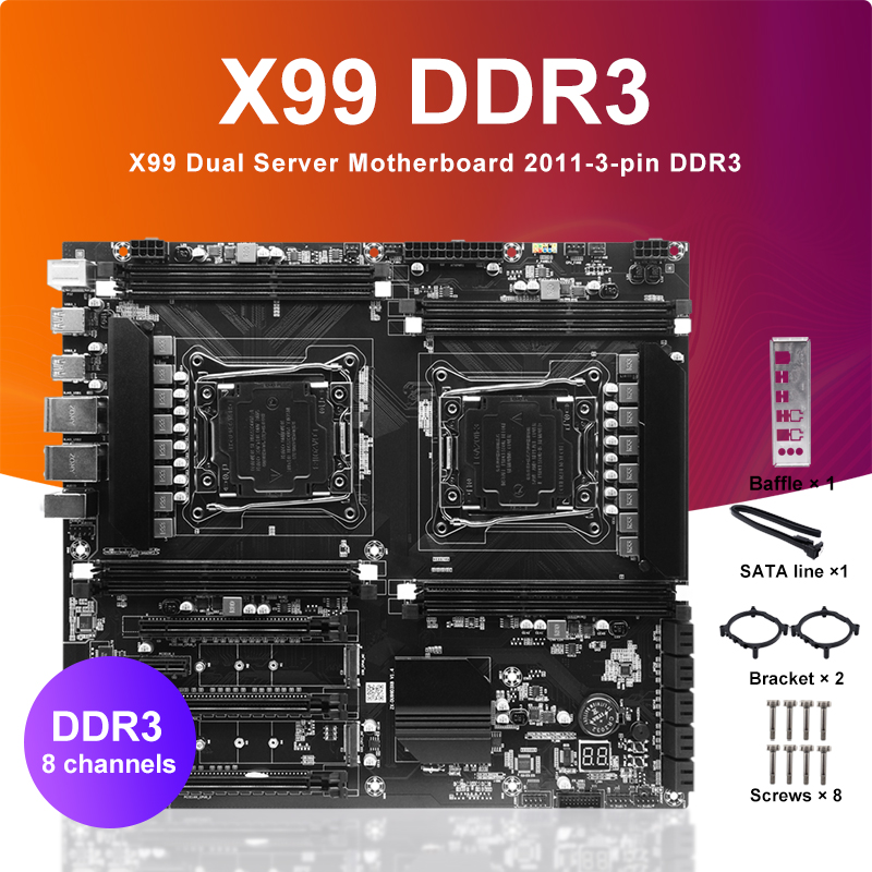 X99 Dual-socket Cpu Motherboar - Ecc Ram Server ulasan dan harga
